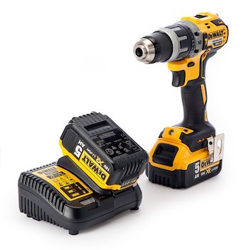 Dewalt DCD796P2-QW 18V/5.0Ah Li-ion Çift Akülü Kömürsüz Profesyonel Darbeli Matkap