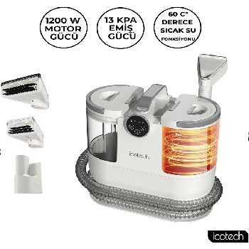 Icotech SC50 Max Koltuk Halı Yıkama Cam Temizleme Makinesi