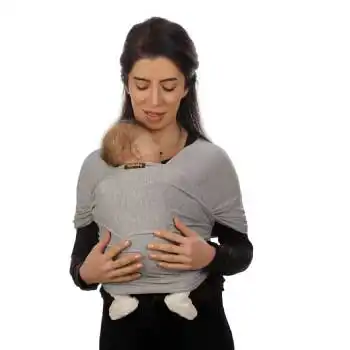 Egg Baby Esnek Wrap Sling Gri
