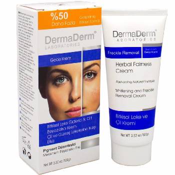 Dermaderm Bitkisel Cilt Beyazlatıcı Krem