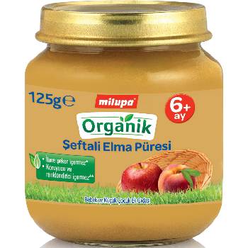 Milupa Organik Şeftali Elma Bebek Maması