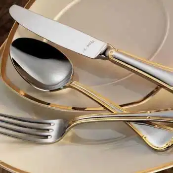 Aryıldız Tulip Altın 89 Parça Çatal Kaşık Bıçak Seti 