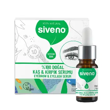 Siveno %100 Doğal Kaş Kirpik Serumu