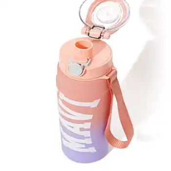 Mavi Pembe Mor Su Matarası