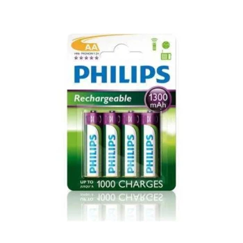 Philips 1300 MAh AA Kalem Pil Şarjlı Pil 