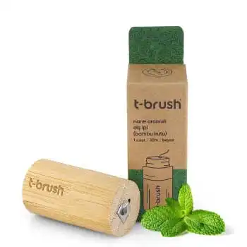 T-Brush Bambu Kutu Plastiksiz Organik Diş İpi