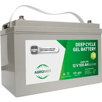 Agromot 12V 100 Ah Jel Akü Deep Cycle Nano Carbon Battery