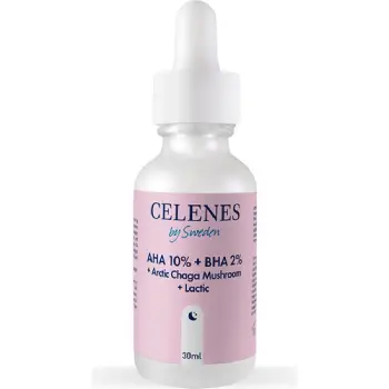 Celenes Arctic Chaga Mushroom AHA BHA Serum