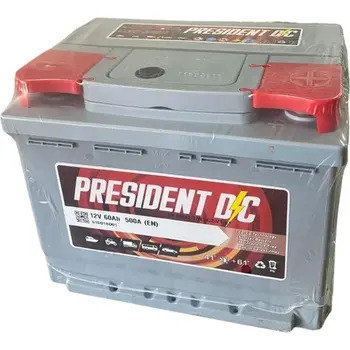President 12 V 60 Ah Akü Petlas Garantili 60 Amper Akü