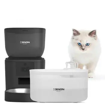 XenonSmart Akıllı Kedi ve Köpek Mama Su Kabı Seti