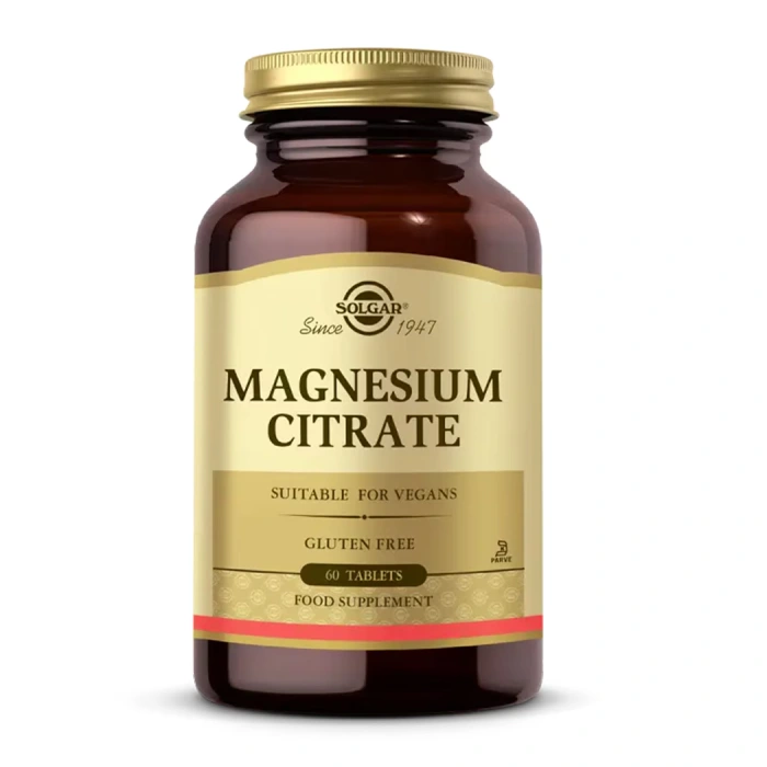 Solgar Magnesium Citrate 200 mg 60 Tablet